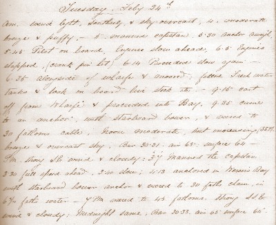 24 February 1880 journal entry